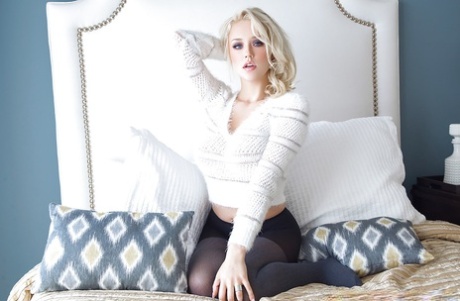 Playboy centerfold Sabrina Nichole exposing huge natural hooters